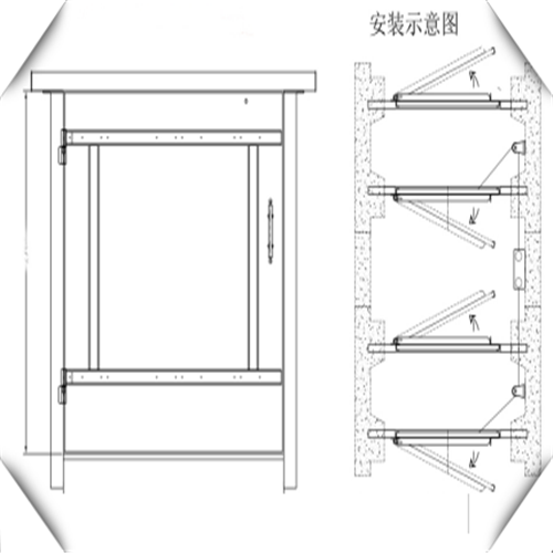 煤礦風(fēng)門閉鎖裝置